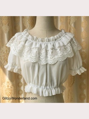 Cropped Lolita Summer Lace Top (BS17)